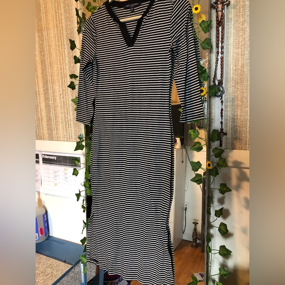 One love clothing brand 3/4 sleeve- below knee length dress
